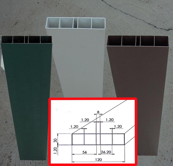 Profil 120x28 au delà de 1001 mètre linéaire